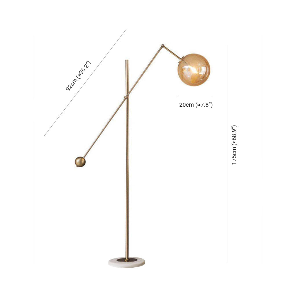Valentina Arc Floor Lamp - Neutral Decor