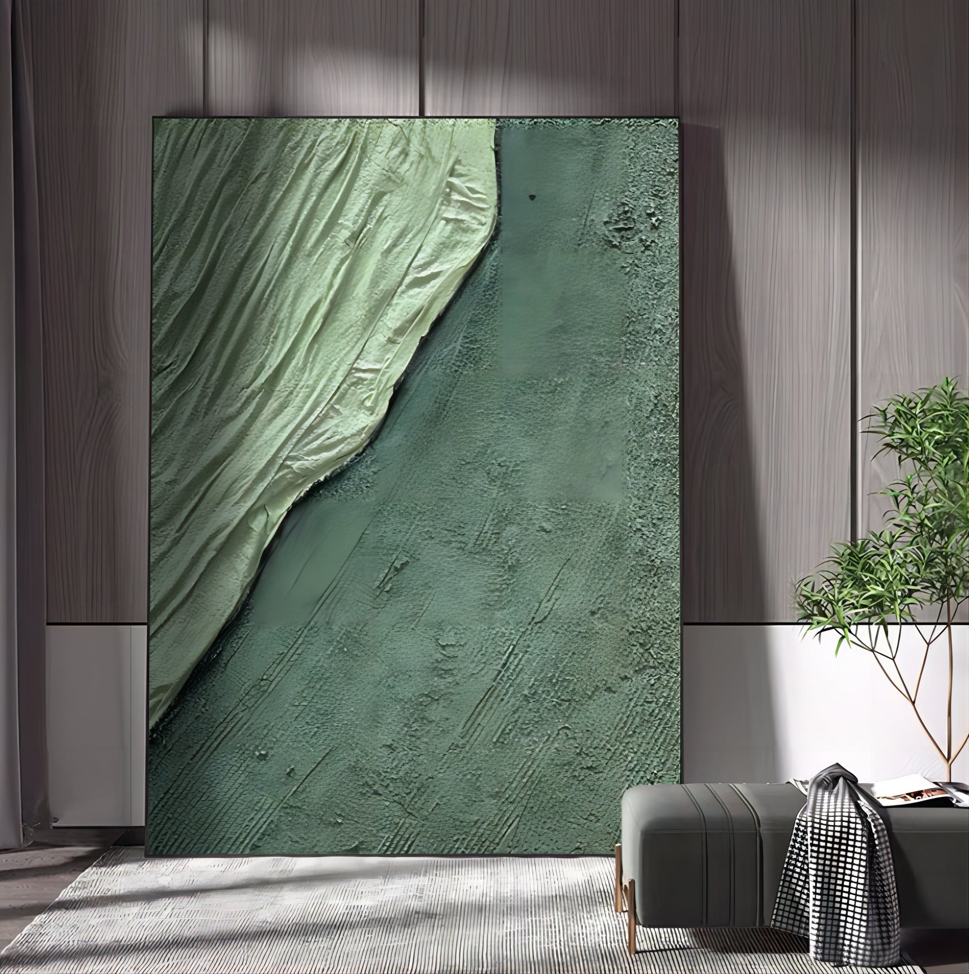 Plaster Art Texture Painting SG002 - Neutralighting