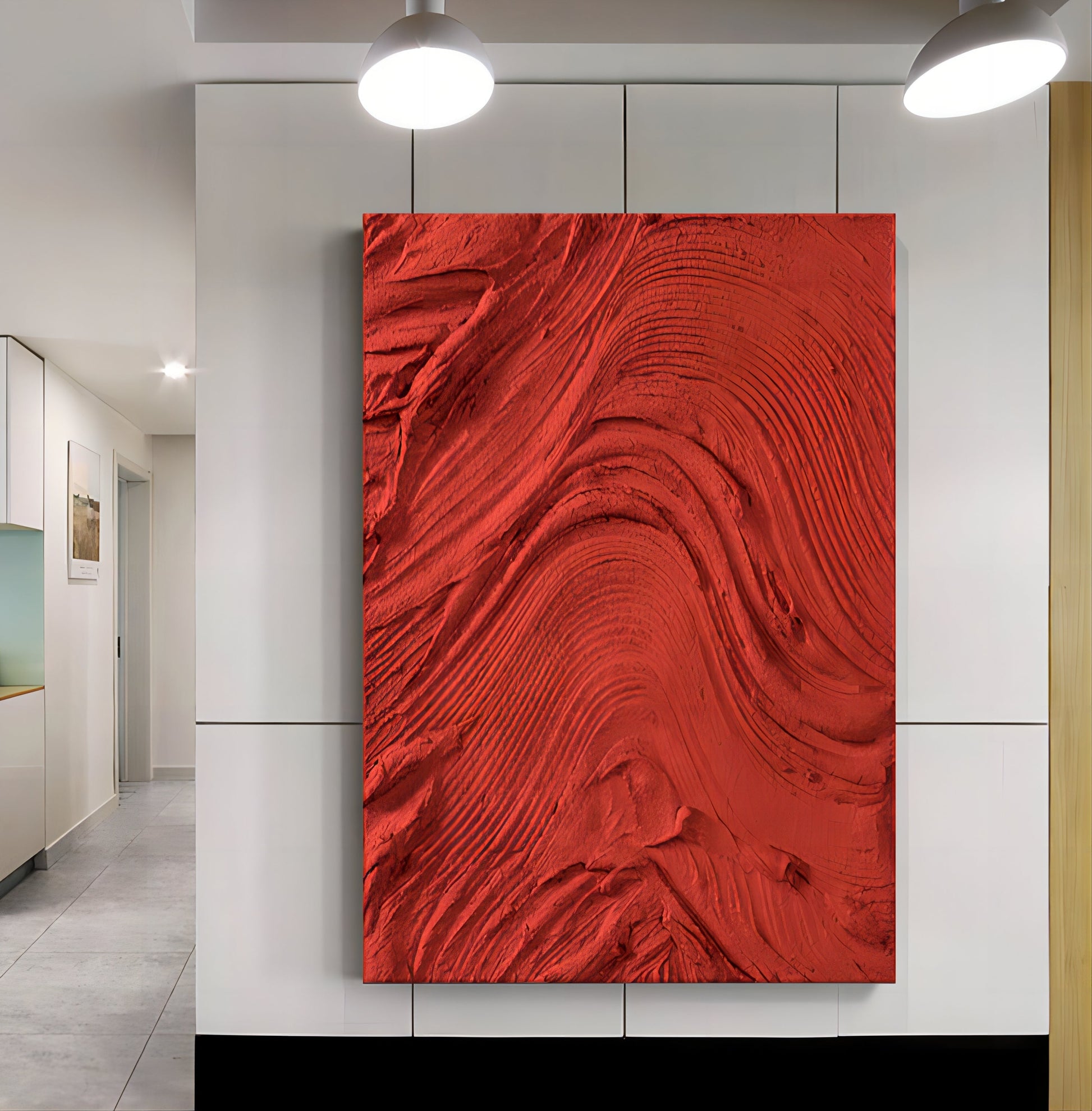 Plaster Art Texture Painting SG006 - Neutralighting