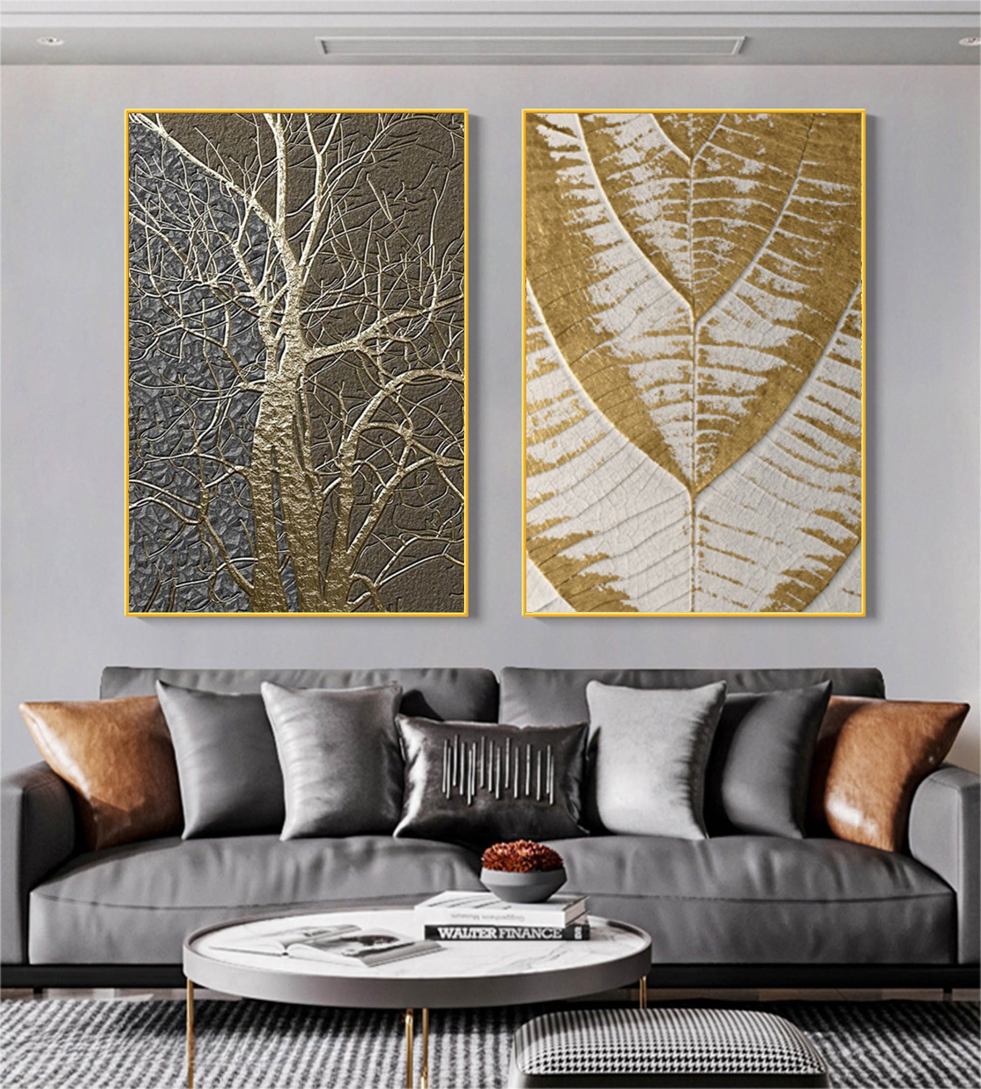 Abstract Painting Set Of 2 SP012 - Neutralighting