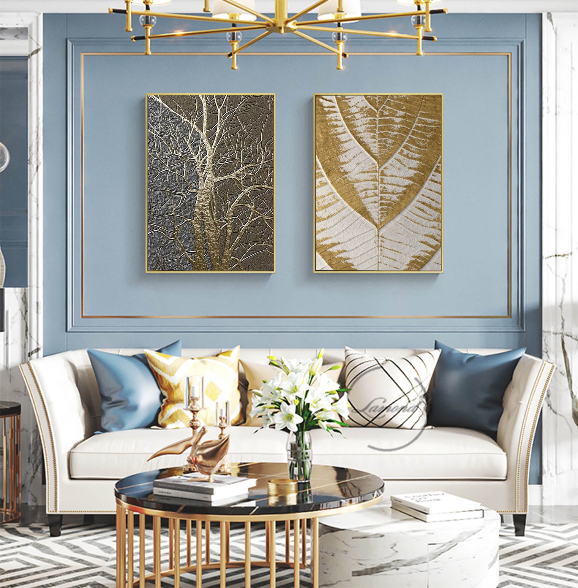 Abstract Painting Set Of 2 SP012 - Neutralighting