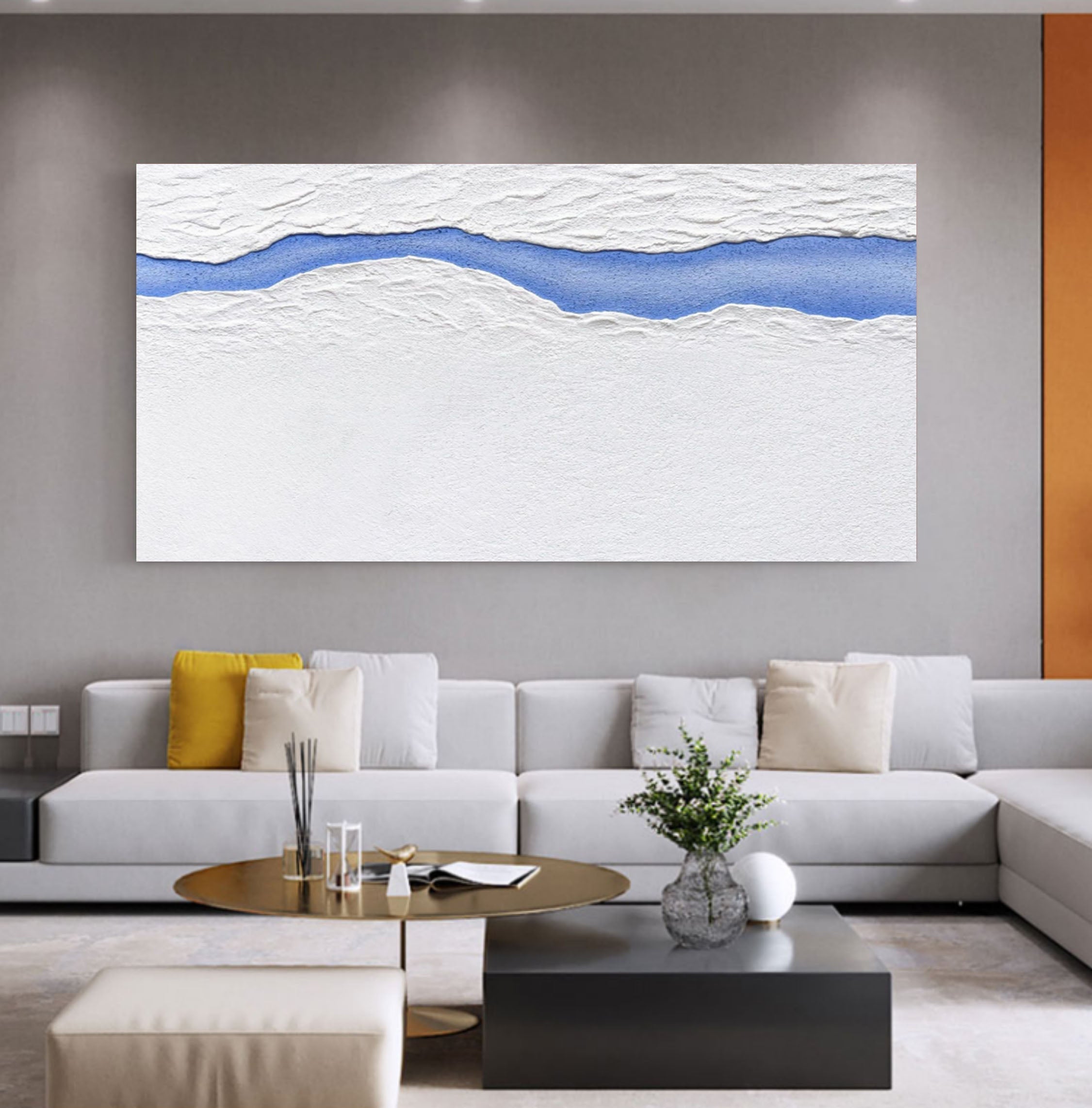 Plaster Art Texture Painting SG152 - Neutralighting