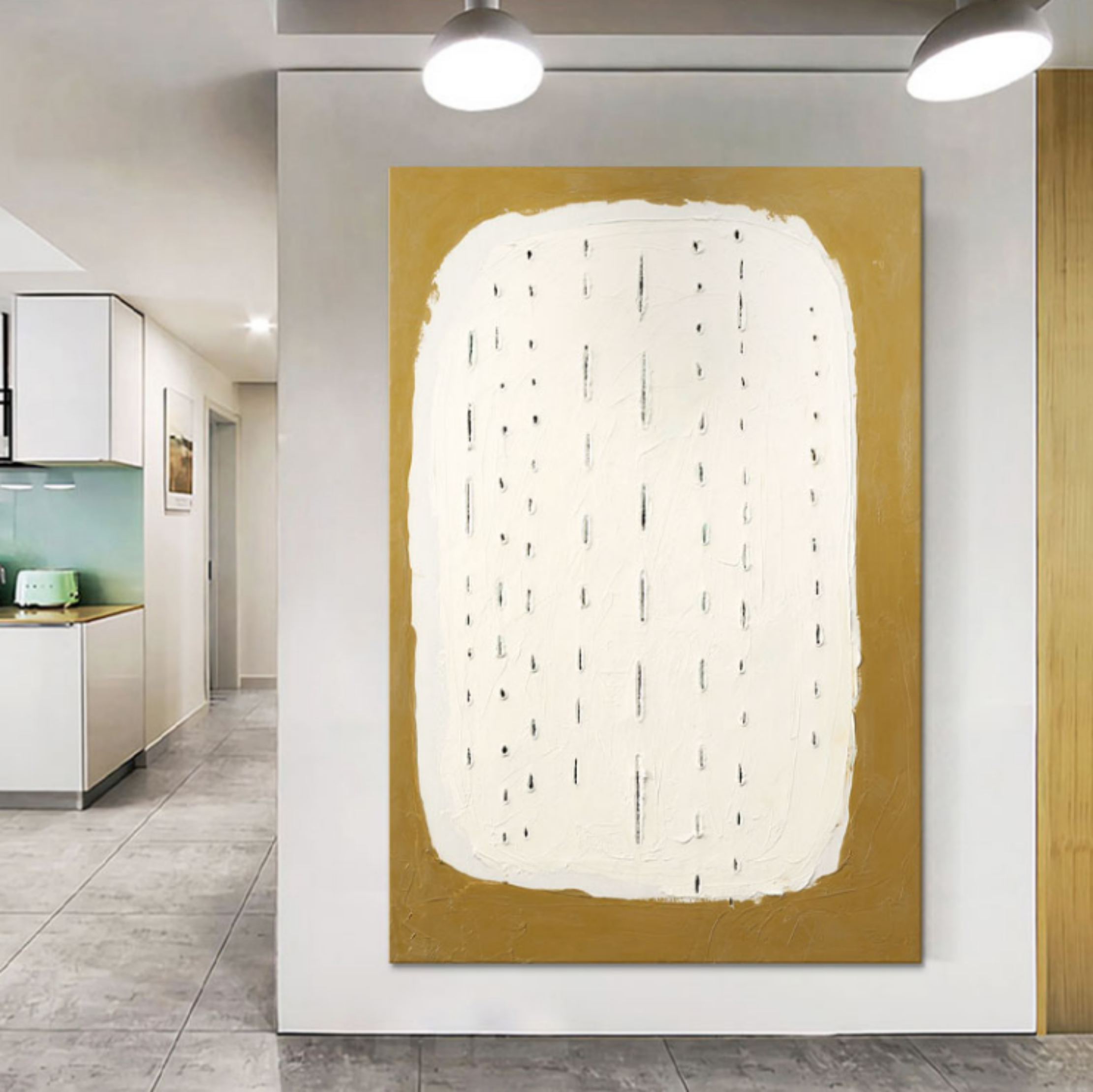 Plaster Art Texture Painting SG069 - Neutralighting