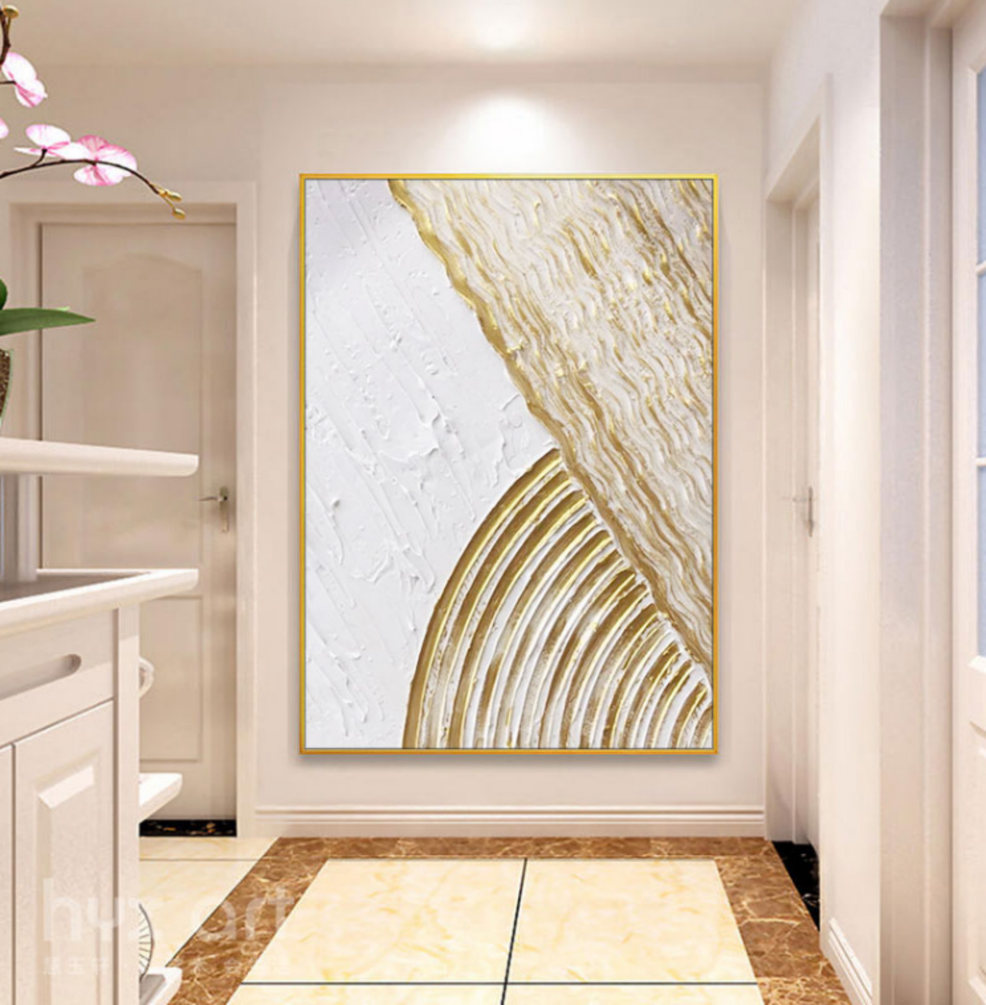 Plaster Art Texture Painting SG074 - Neutralighting