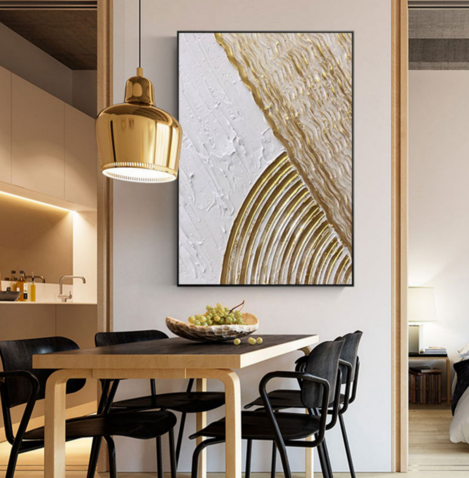 Plaster Art Texture Painting SG074 - Neutralighting