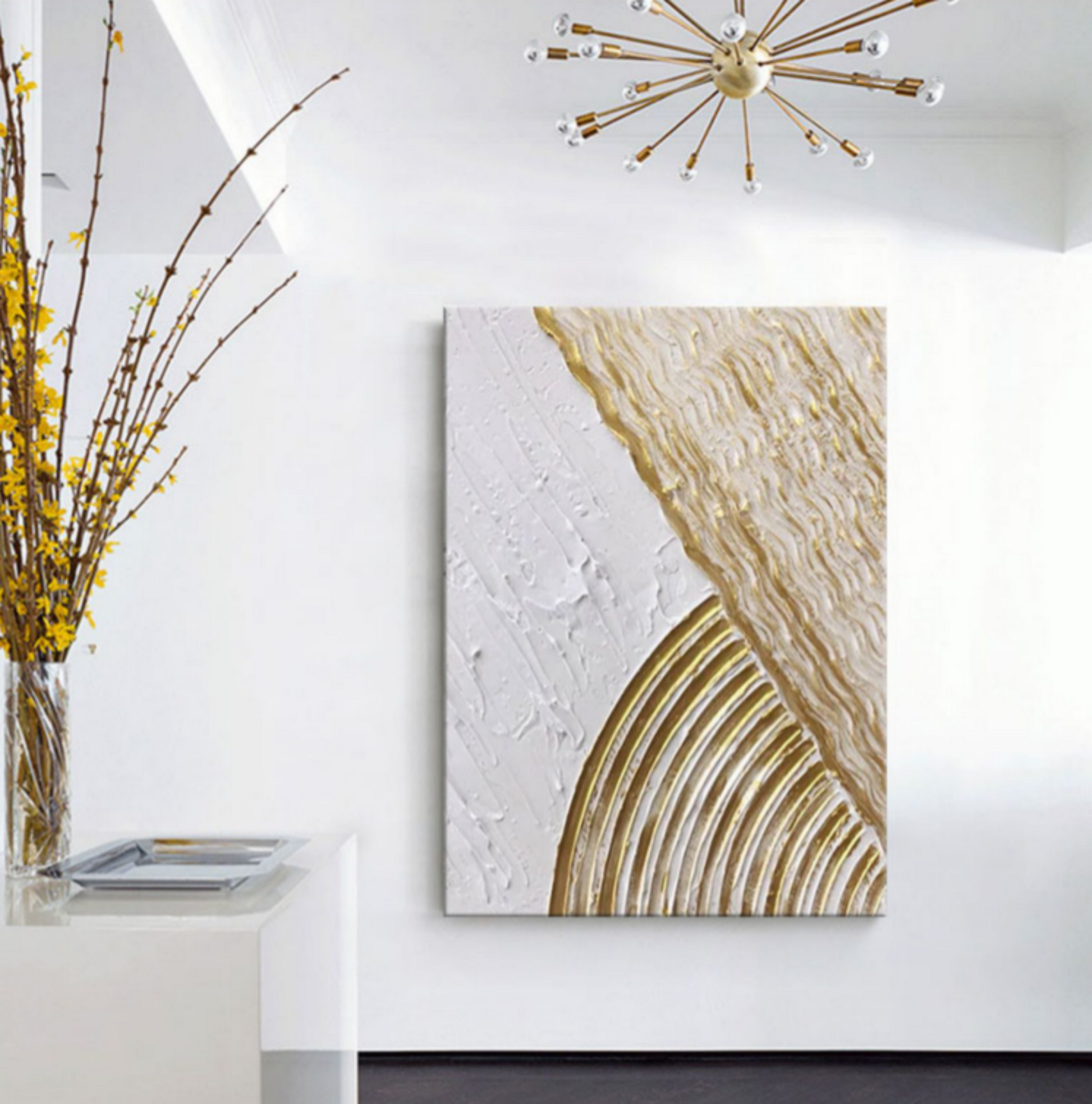 Plaster Art Texture Painting SG074 - Neutralighting