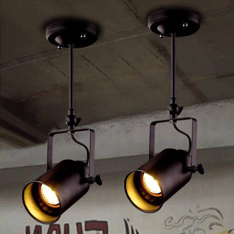 Alessio Industrial Style Rotatable Semi-Flush Mount Ceiling Light - Neutral Decor