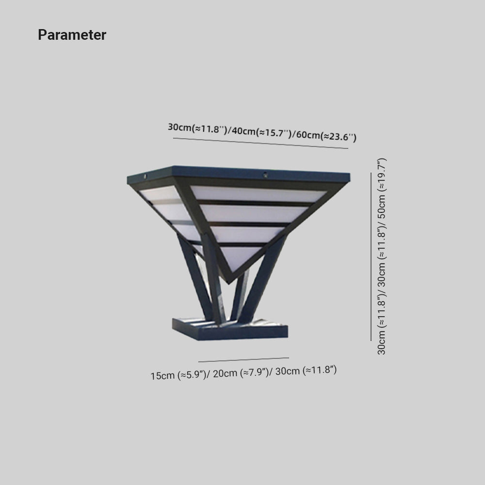Ray Modern Diamond Metal Outdoor Landscape Pathway Light - Neutral Decor