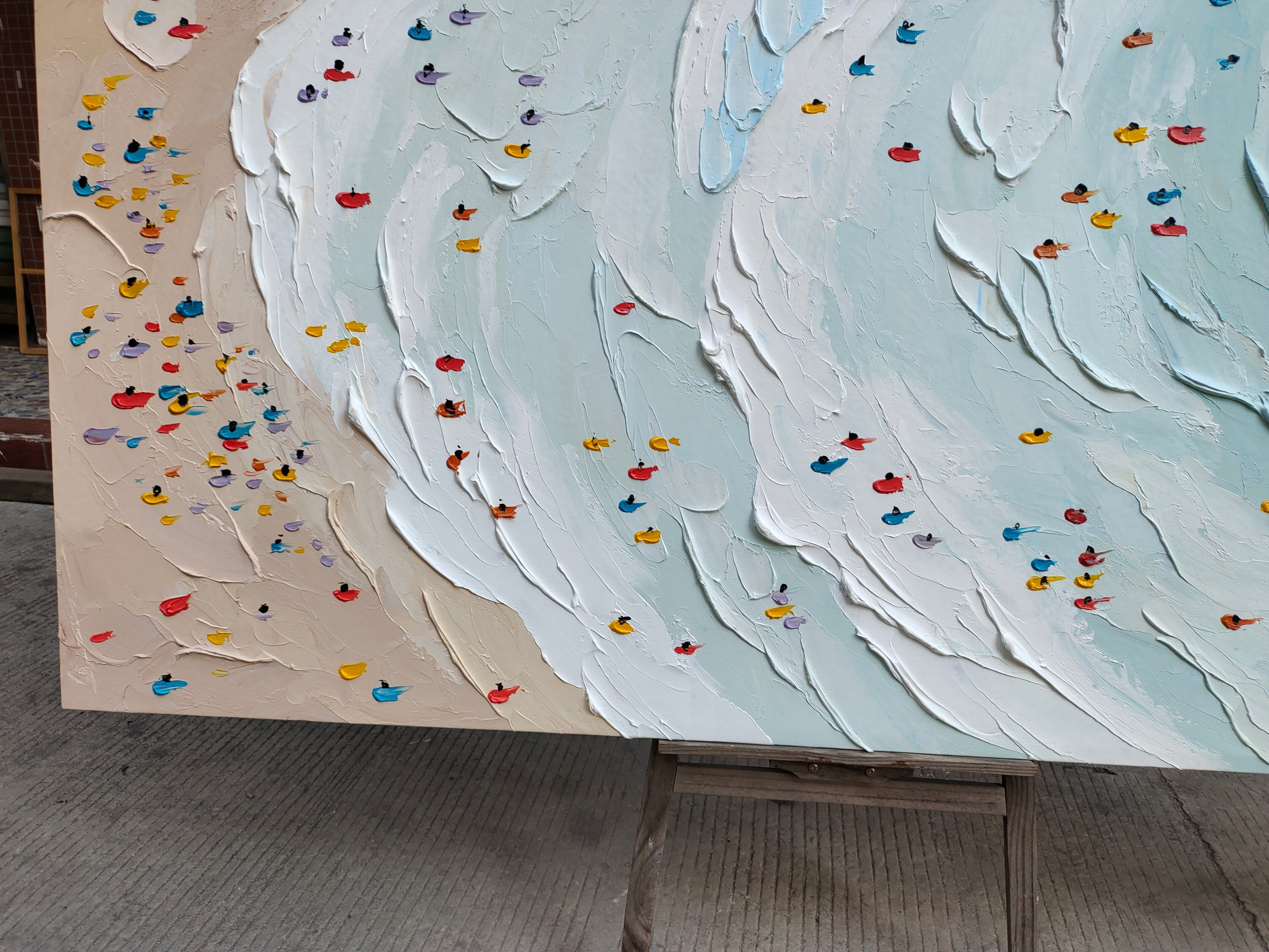 Plaster Art Texture Painting SG186 - Neutralighting