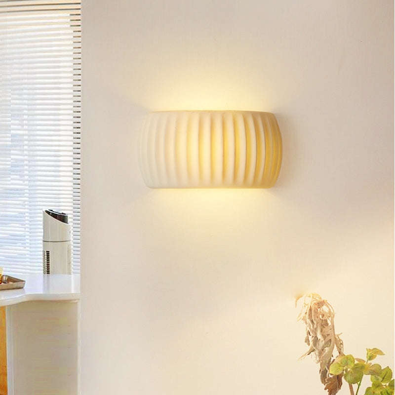 Aria Modern LED Indoor Wall Lamp Orange/Green Resin Bedroom - Neutral Decor