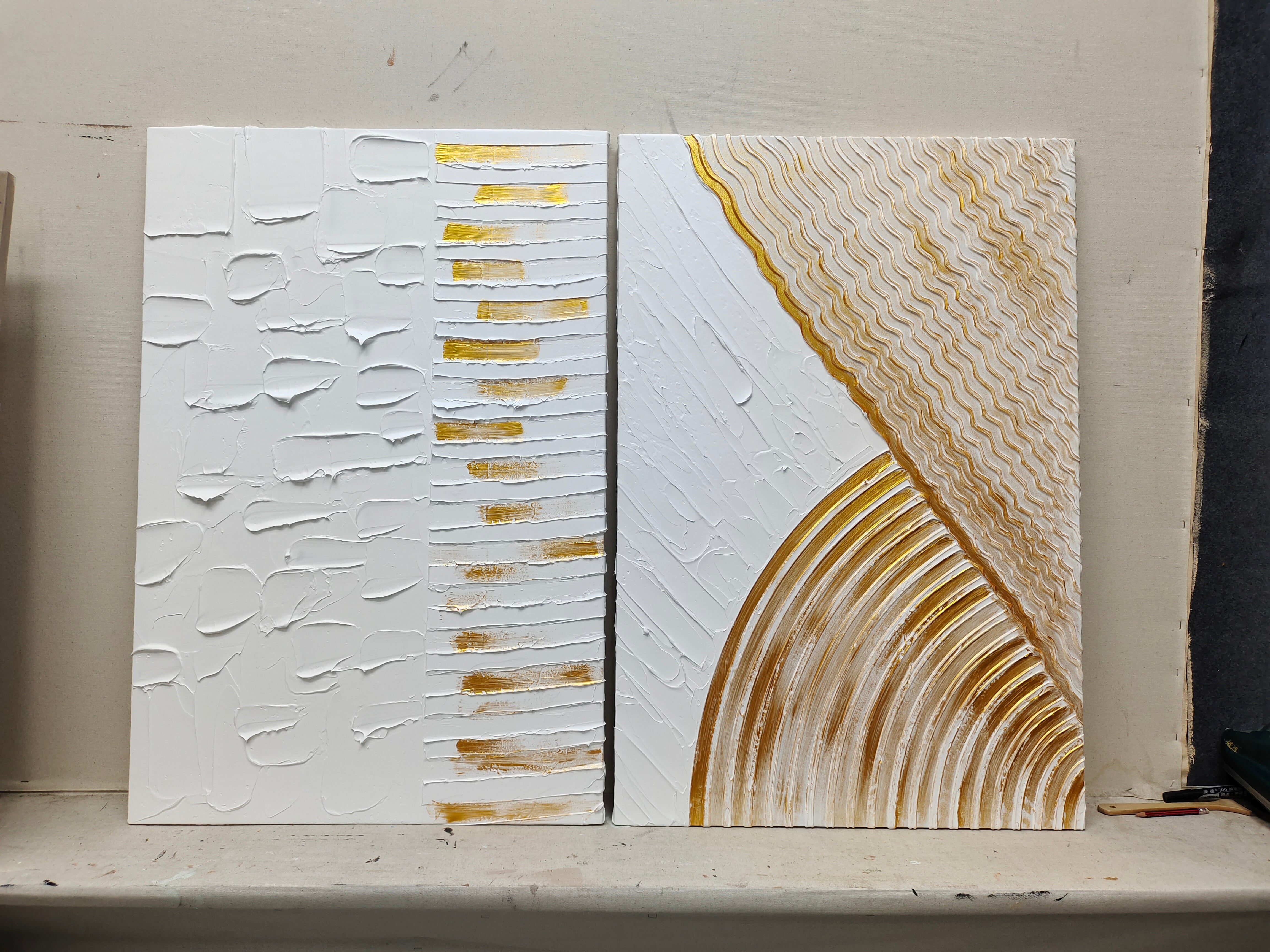 Plaster Art Texture Painting SG072 - Neutralighting