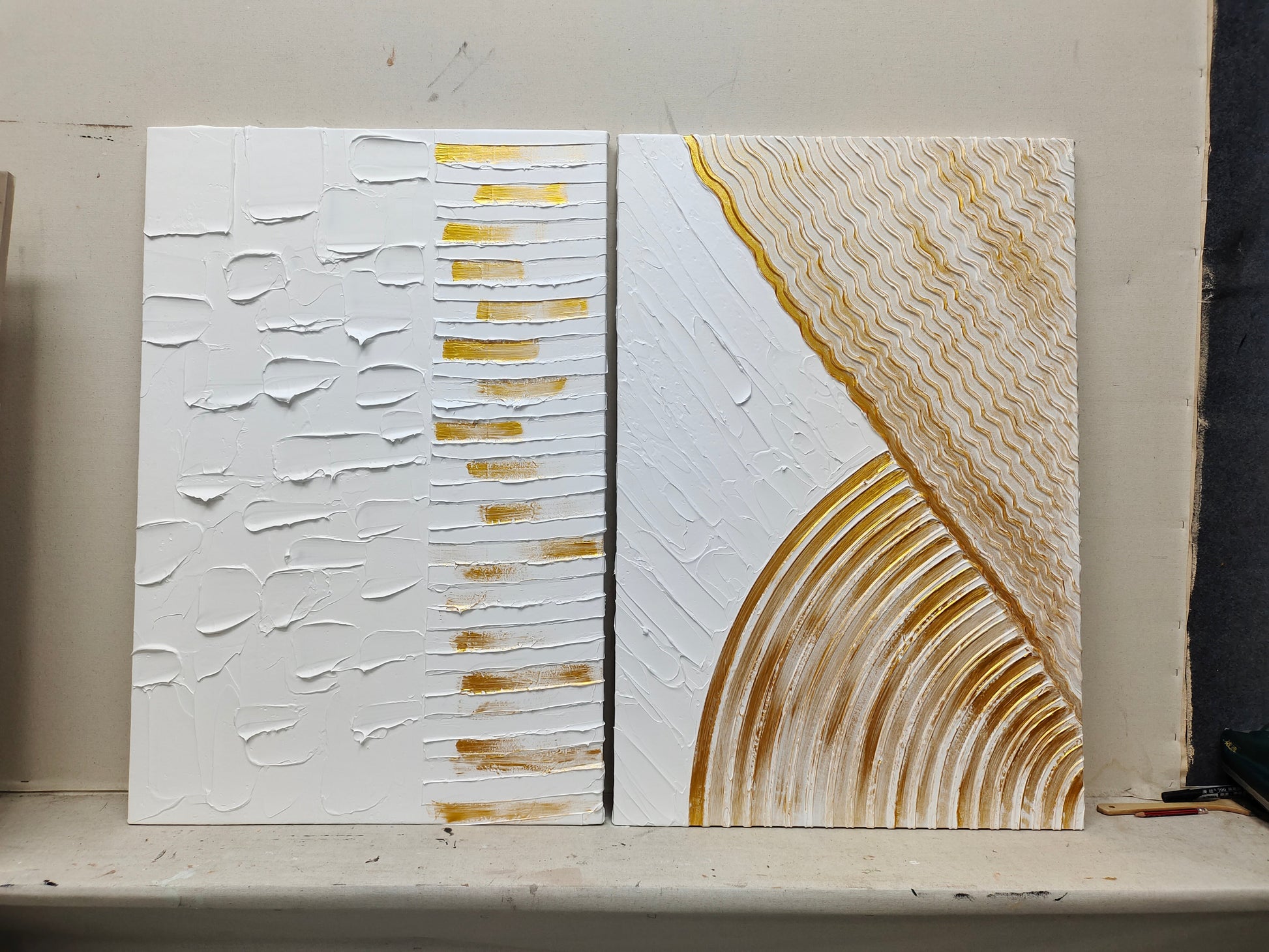 Plaster Art Texture Painting SG074 - Neutralighting