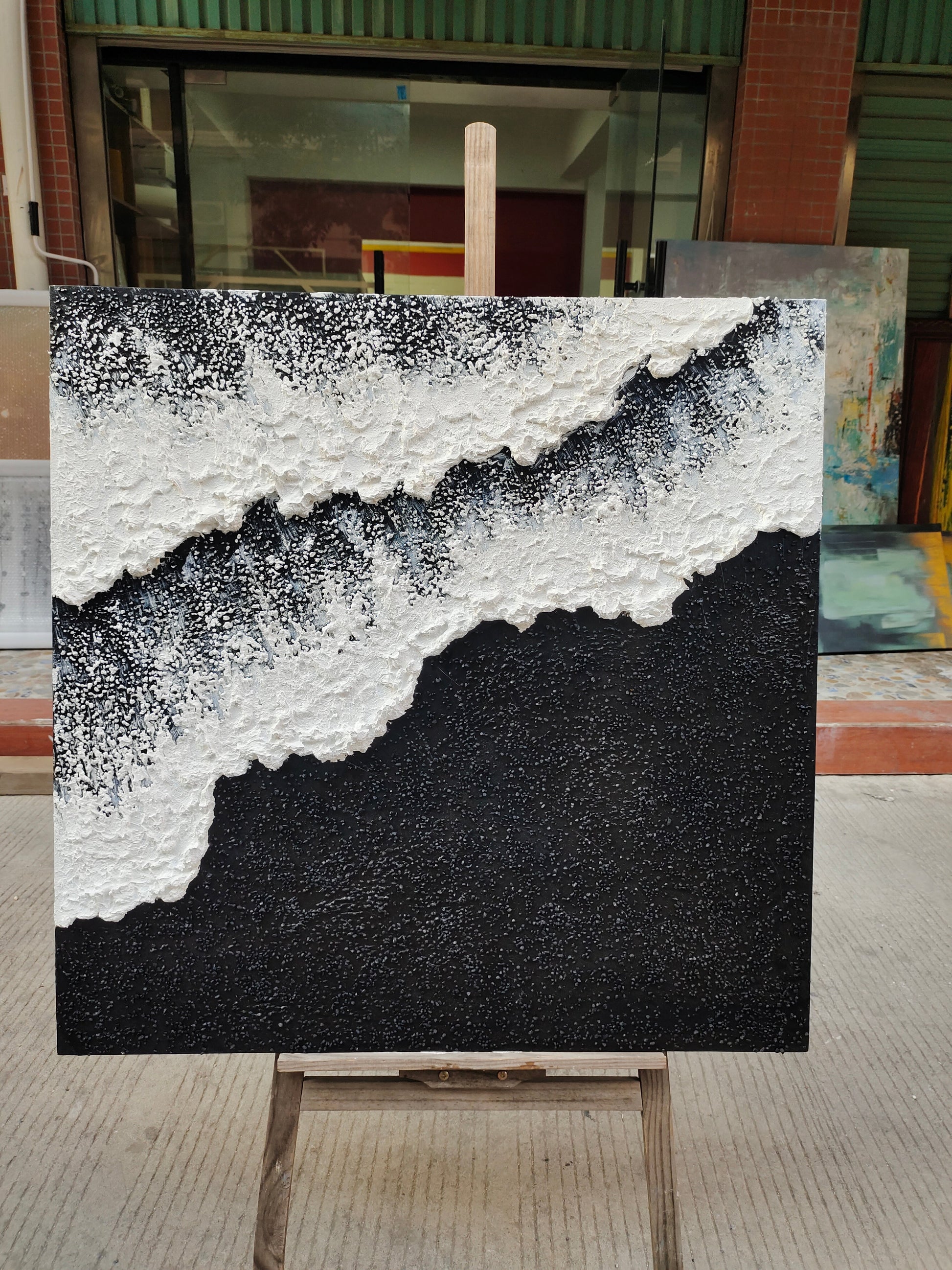 Plaster Art Texture Painting TX002 - Neutralighting