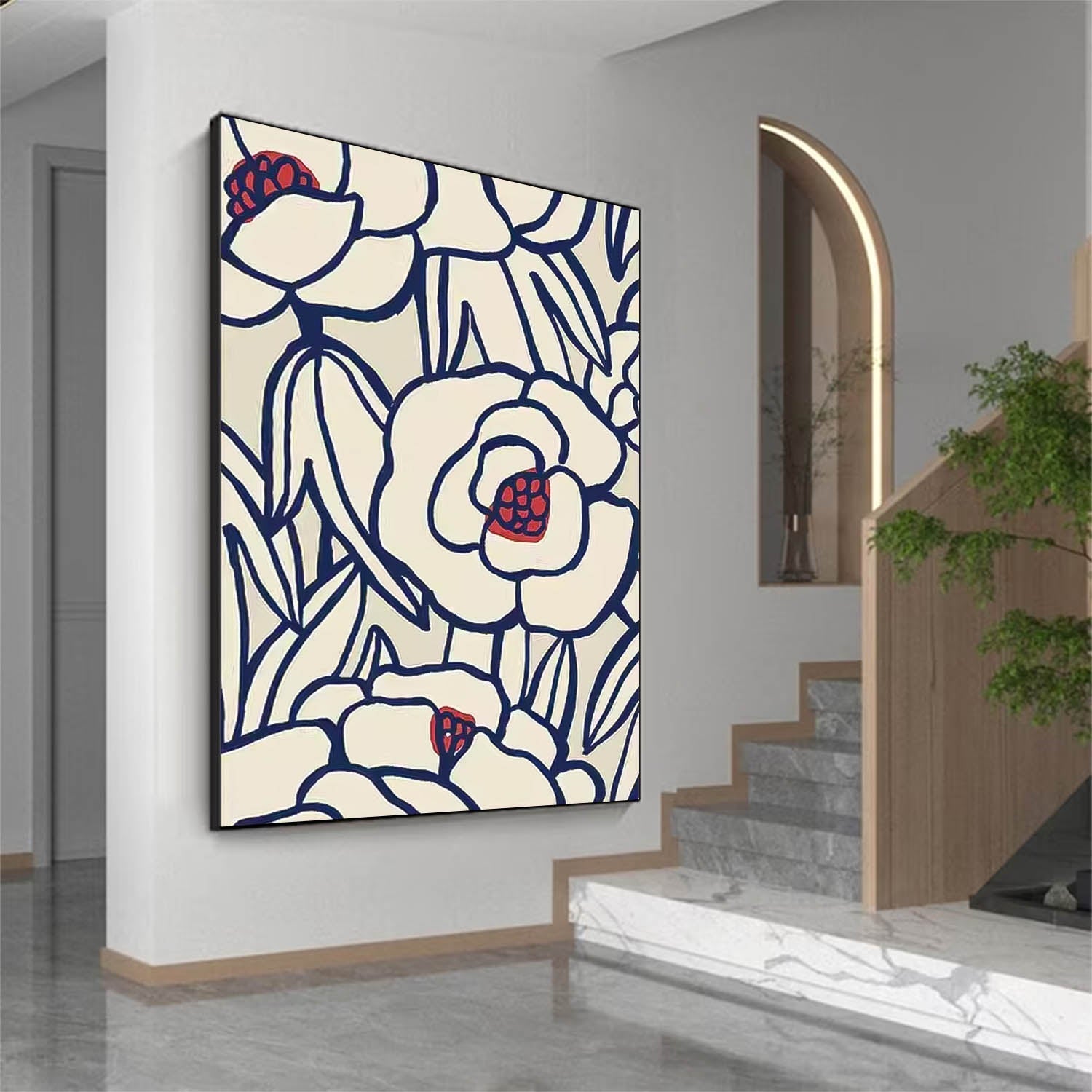 Flower Canvas Art FL164 - Neutralighting