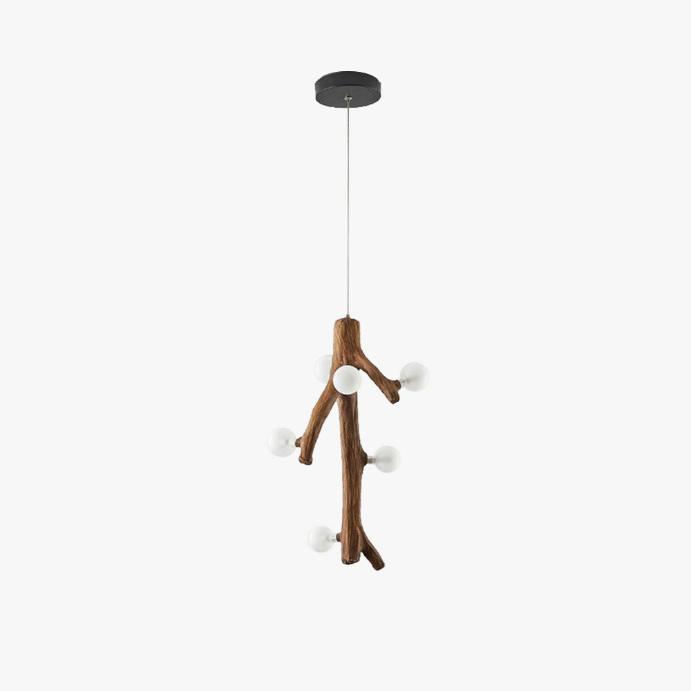 Epoch Nordic LED Chandelier Wood Living Dining Room Bedroom - Neutral Decor