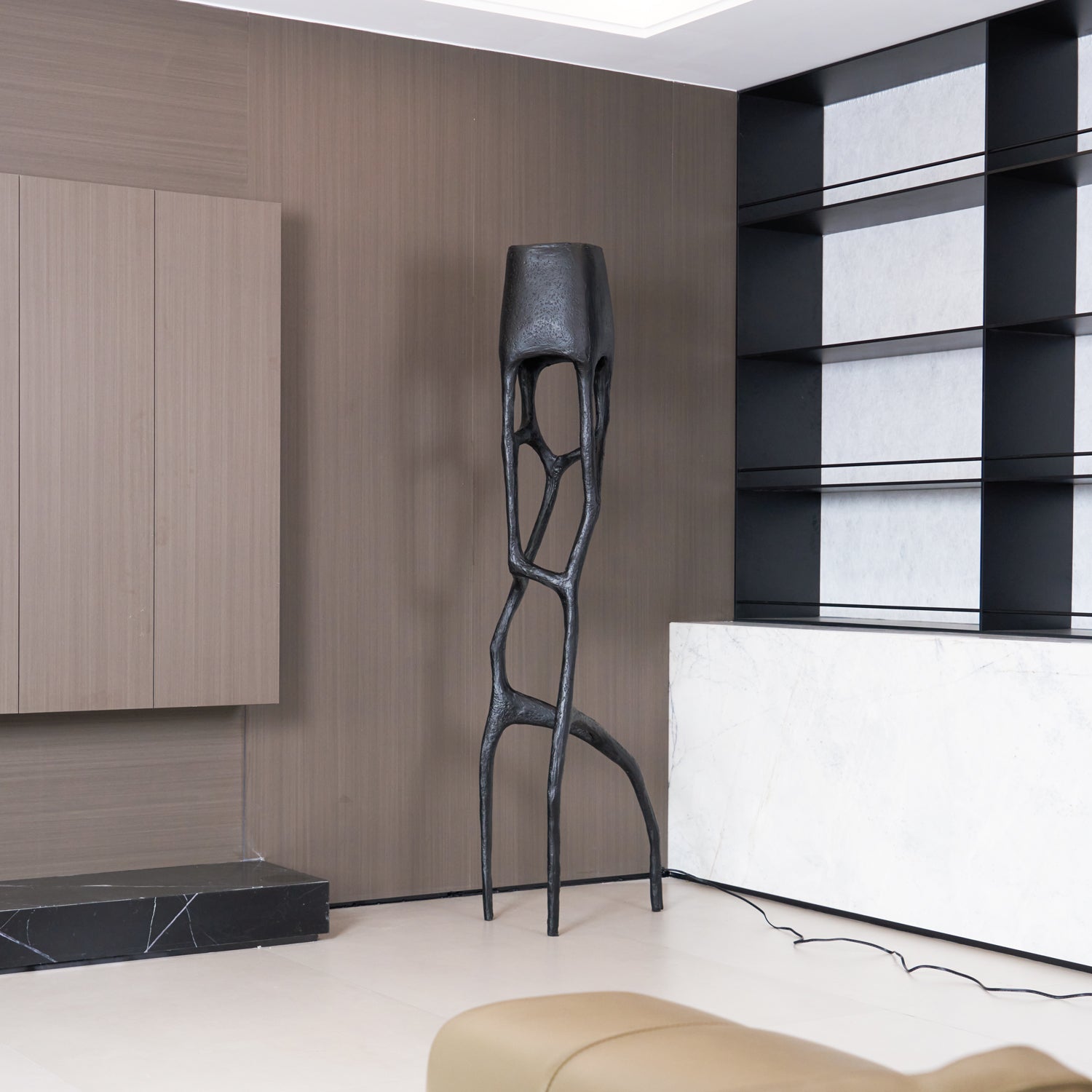 Gothic Sculpture Floor Lamp-Neutral Decor