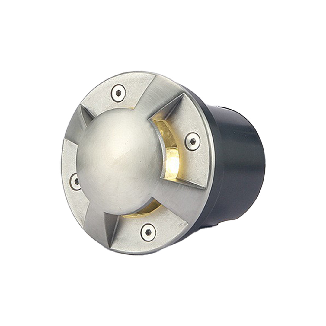 Welrn Round Modern LED Outdoor Step Lights