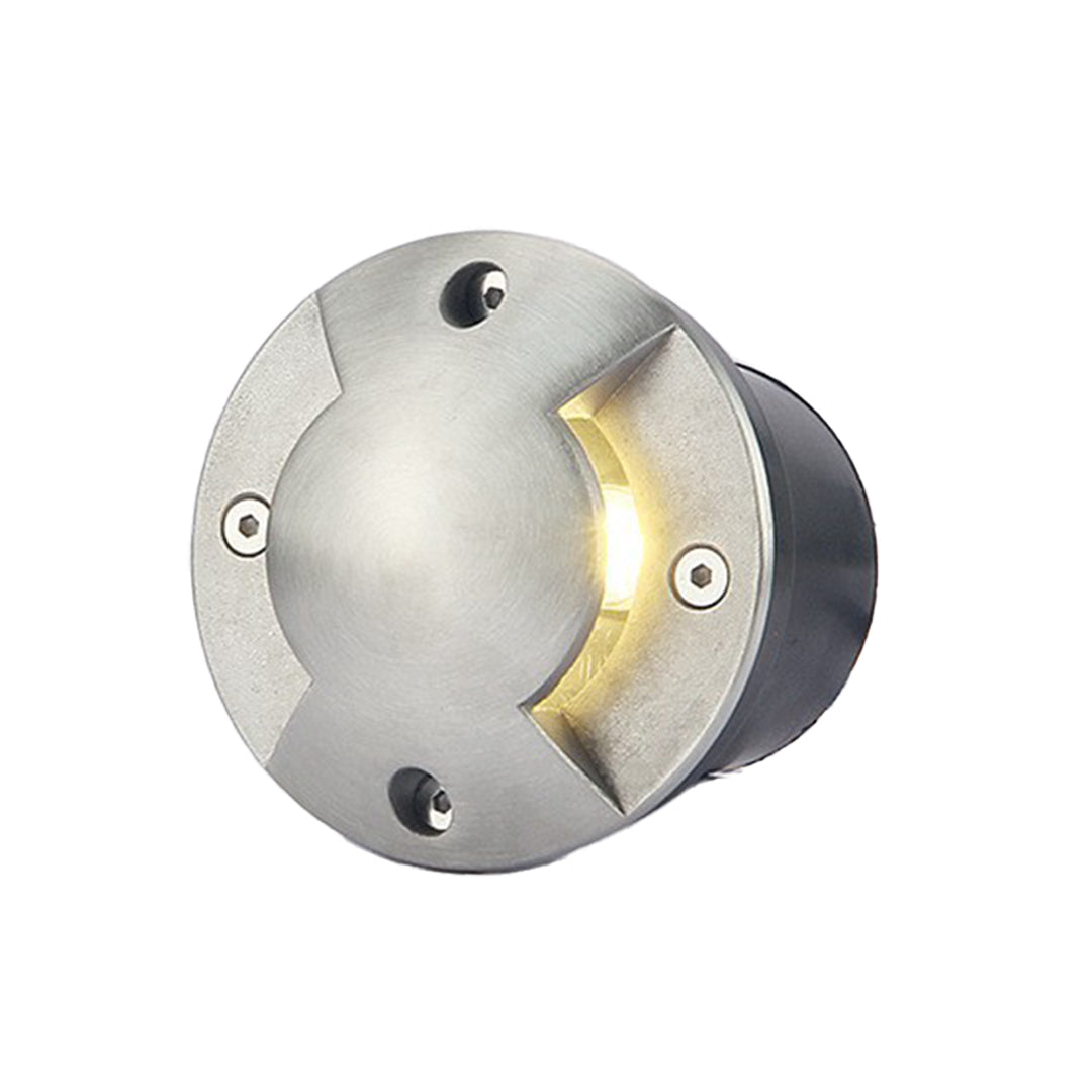 Welrn Round Modern LED Outdoor Step Lights