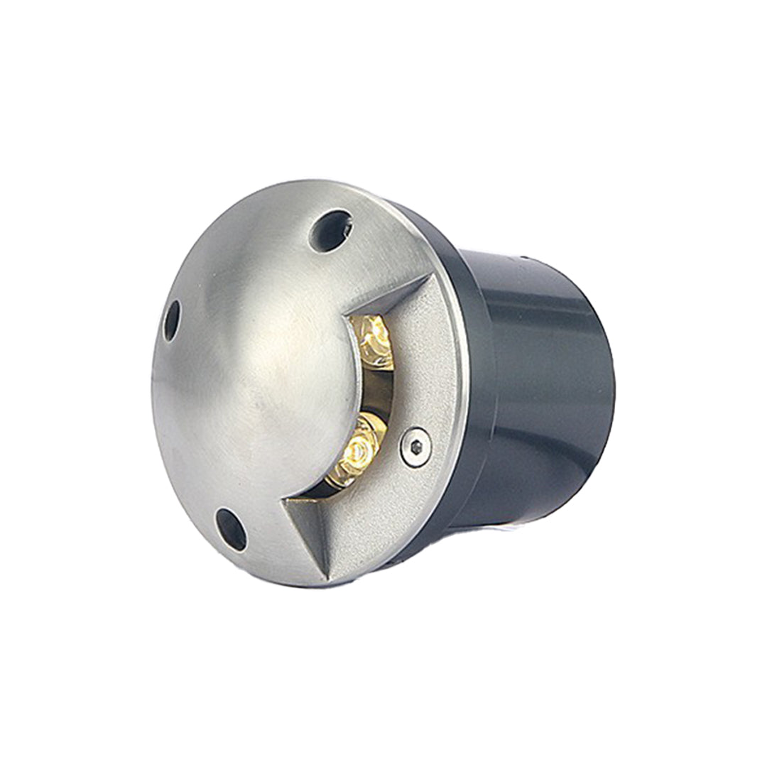 Welrn Round Modern LED Outdoor Step Lights