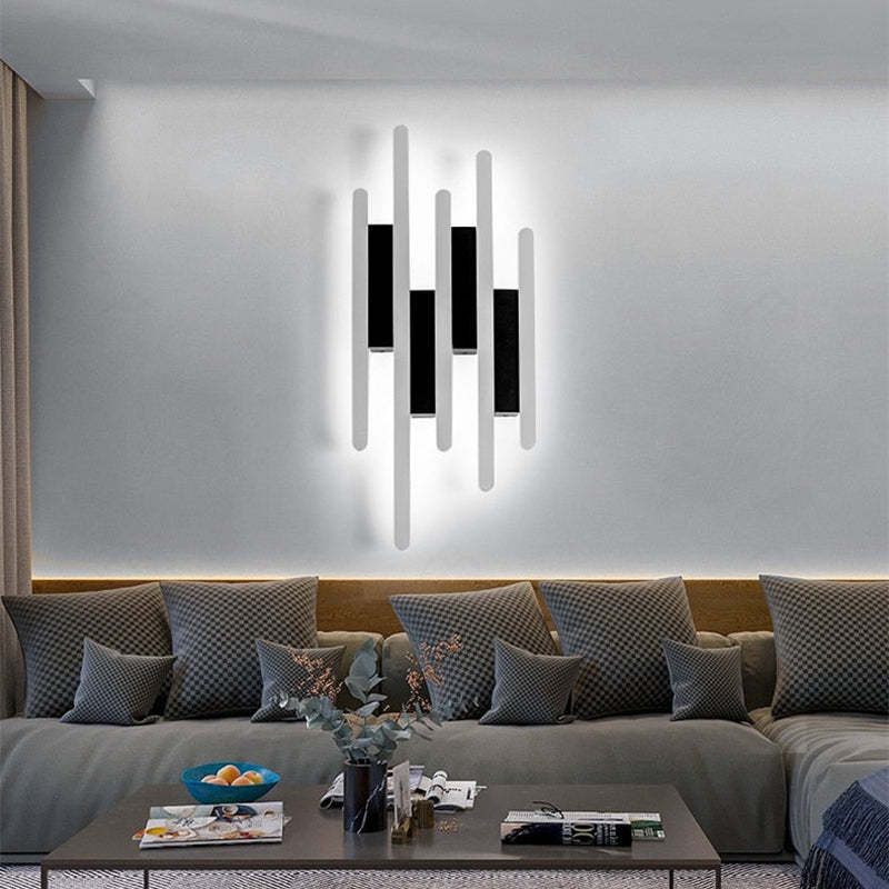 Arisha Industrial Black & White Wall Lamp, 2 Styles - Neutral Decor