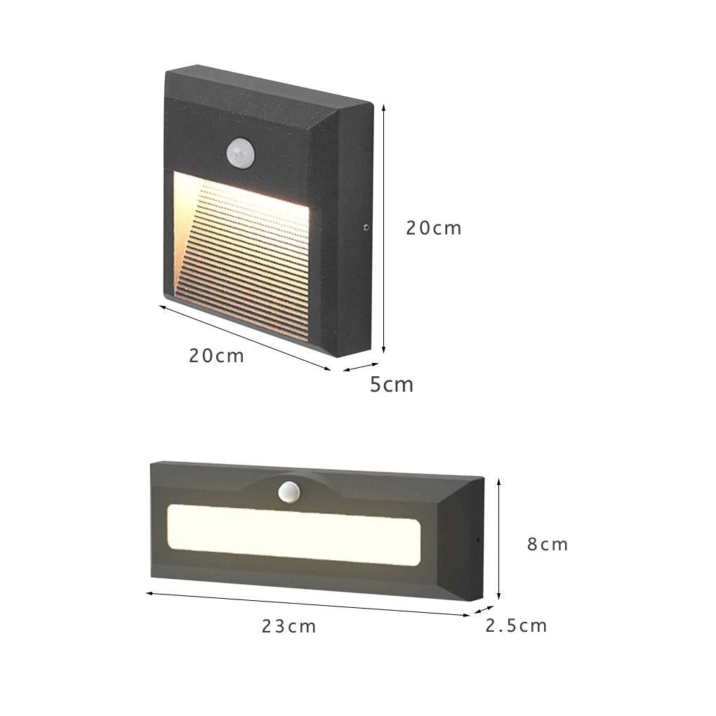 Embedded Motion Sensor Design LED Outdoor Step Light