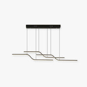 Arisha Minimalist Geometric Metal 3 Light Pendant Light, Dining Room - Neutral Decor