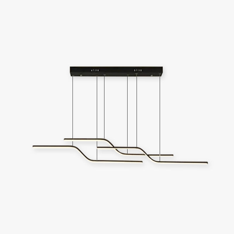 Arisha Minimalist Geometric Metal 3 Light Pendant Light, Dining Room - Neutral Decor