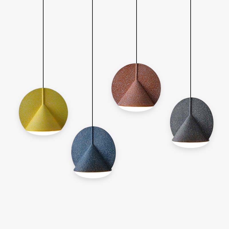 Arisha Modern LED Colorful Shade Hanging Pendant Light - Neutral Decor