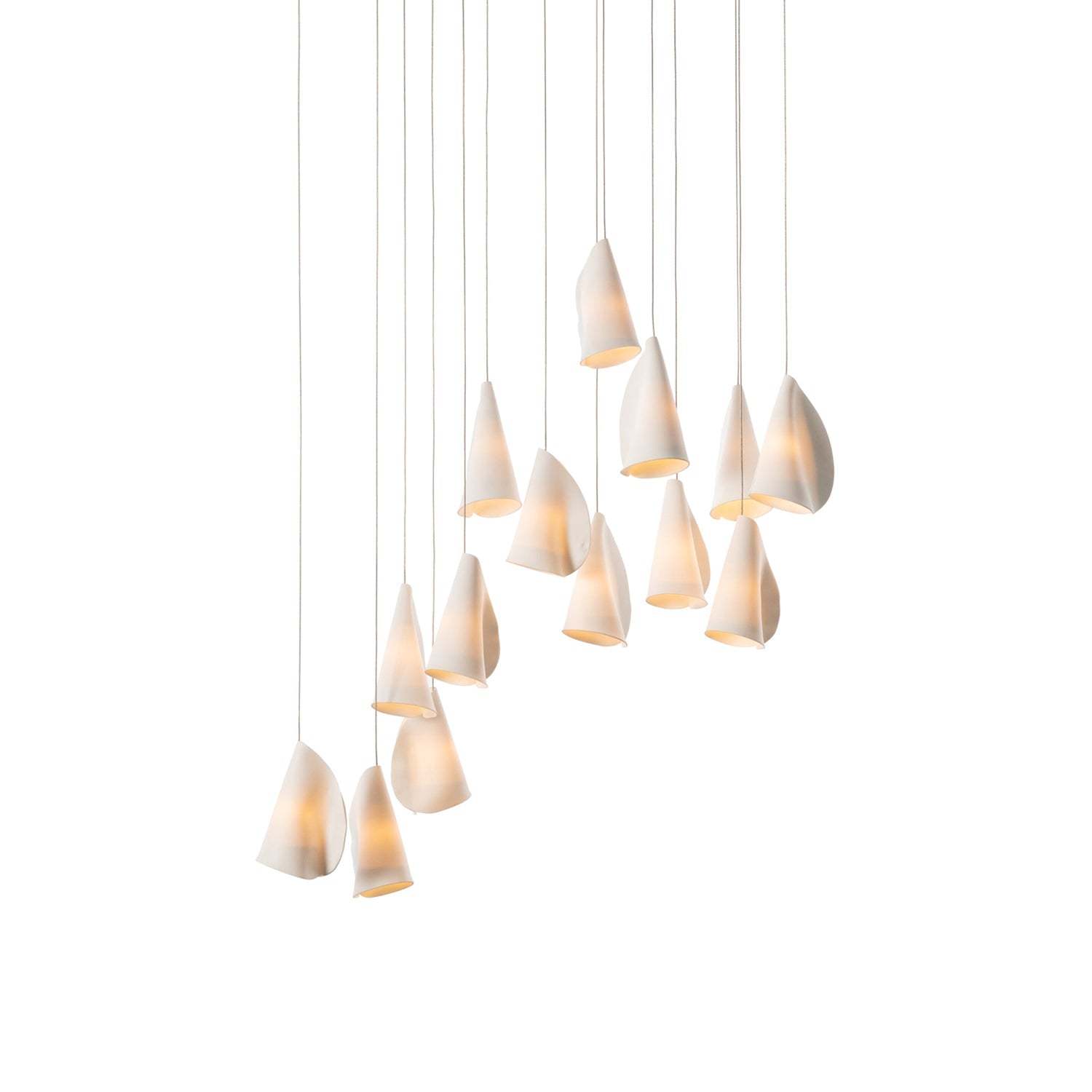Olshaion Geometric Ceramic Pendant Light-Neutral Decor