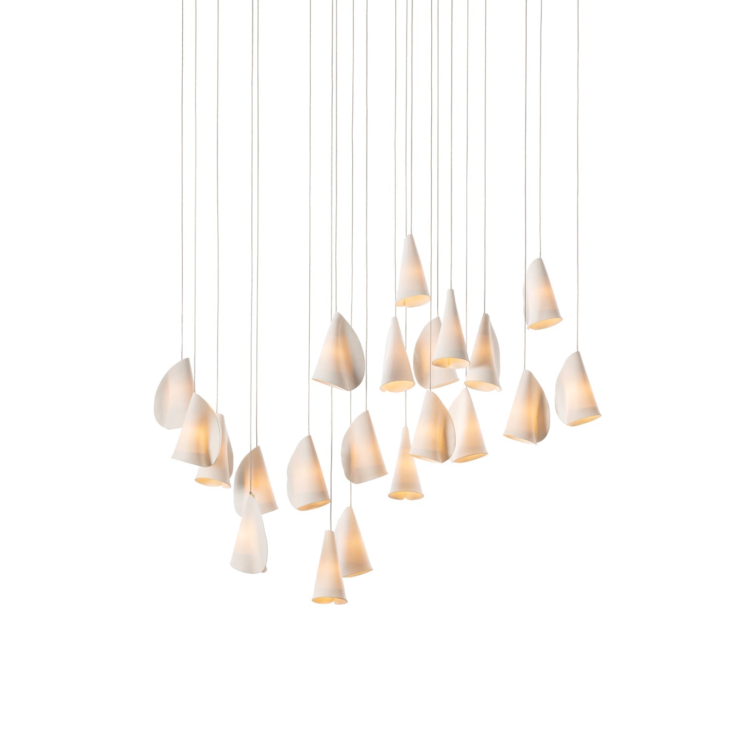 Olshaion Geometric Ceramic Pendant Light-Neutral Decor