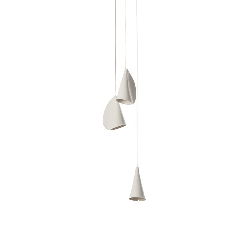 Olshaion Geometric Ceramic Pendant Light-Neutral Decor