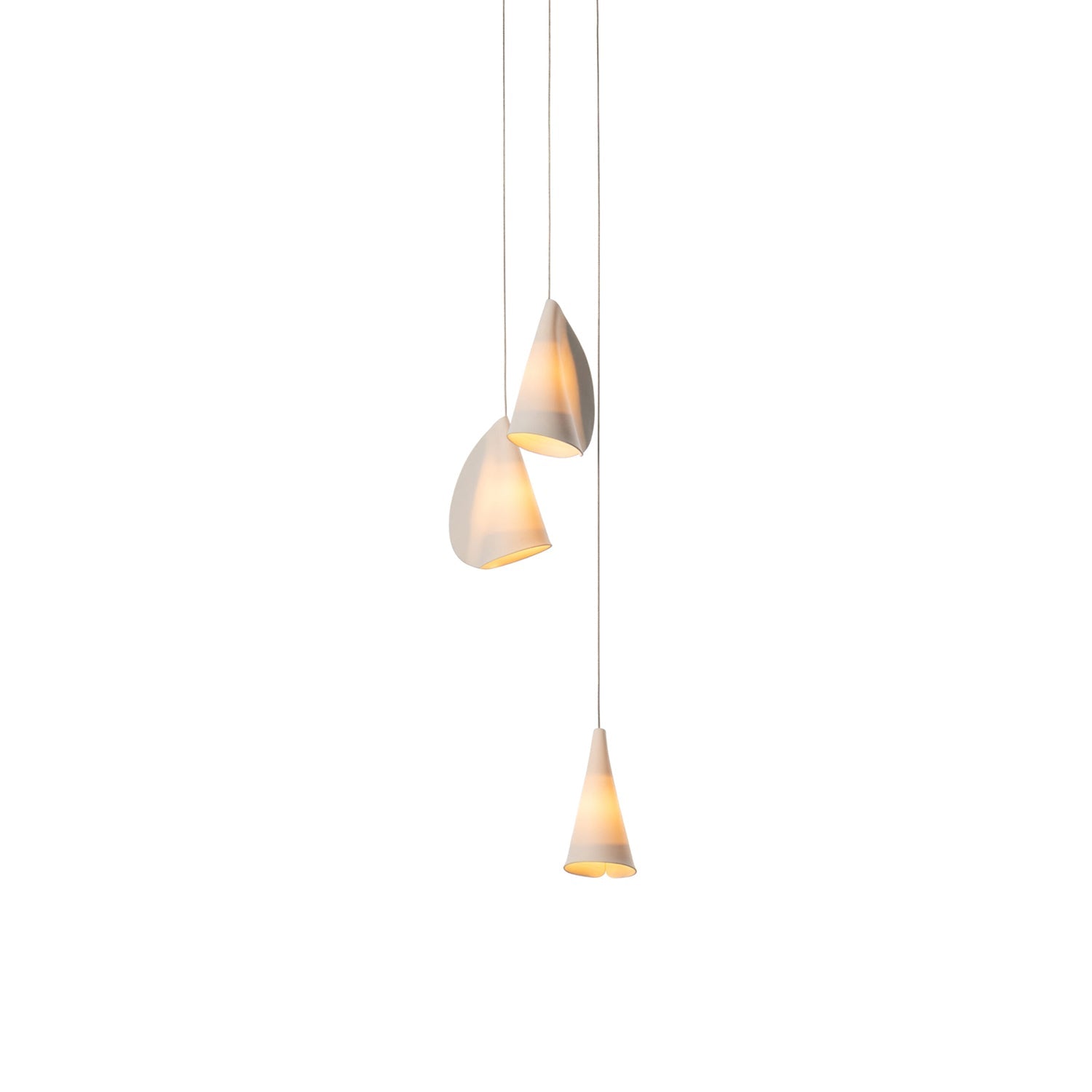 Olshaion Geometric Ceramic Pendant Light-Neutral Decor