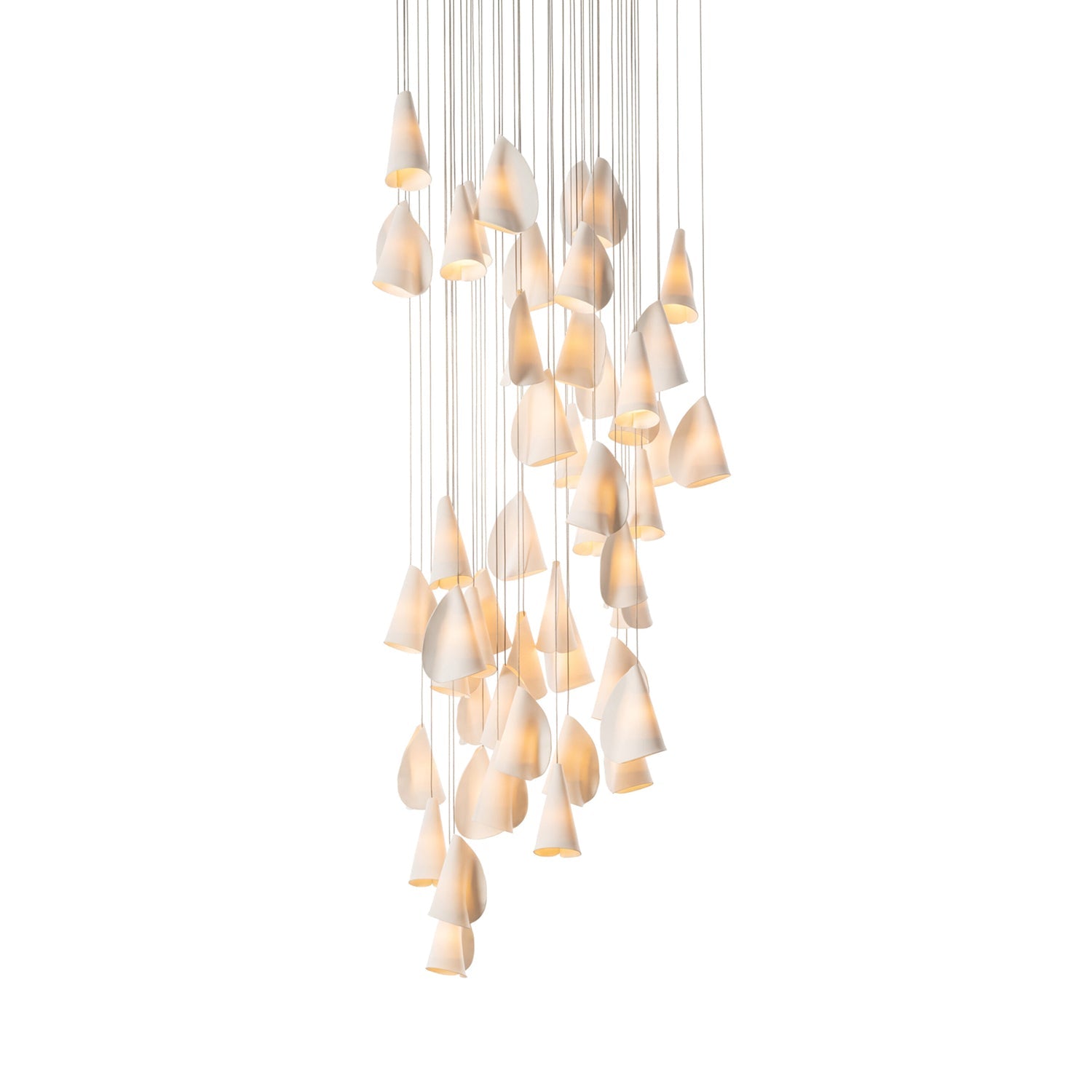 Olshaion Geometric Ceramic Pendant Light-Neutral Decor