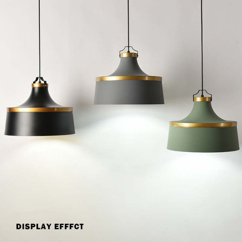 Valentina Modern Colorful Single Pendant Light, Metal Shade - Neutral Decor