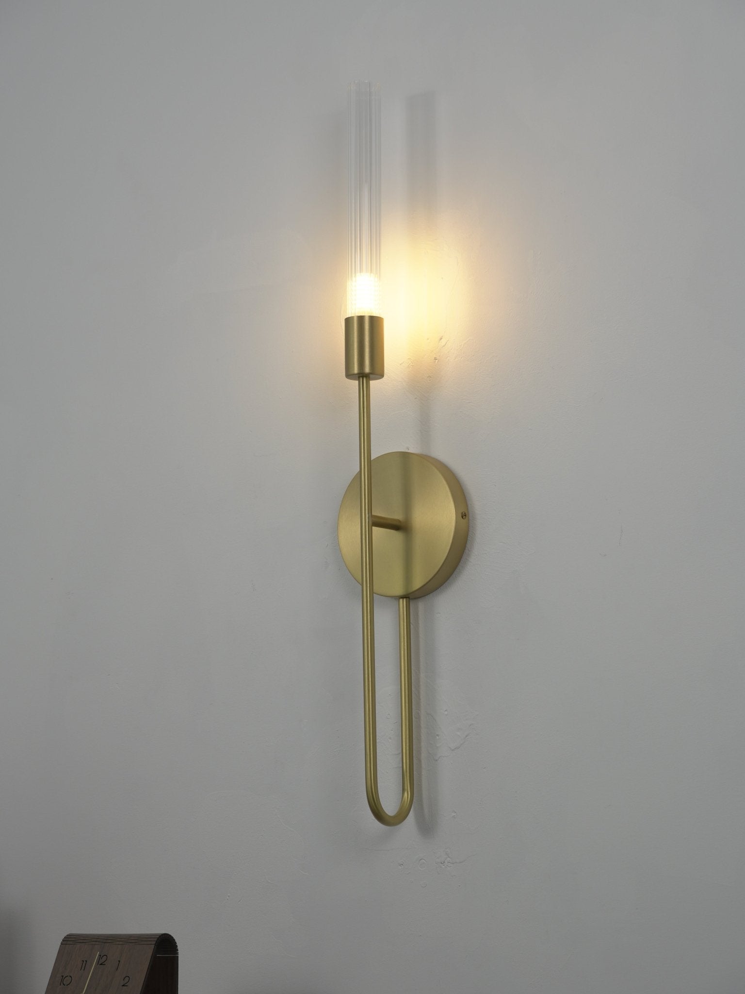 Zedro Slim Glass Indoor Wall Lamp-Neutral Decor
