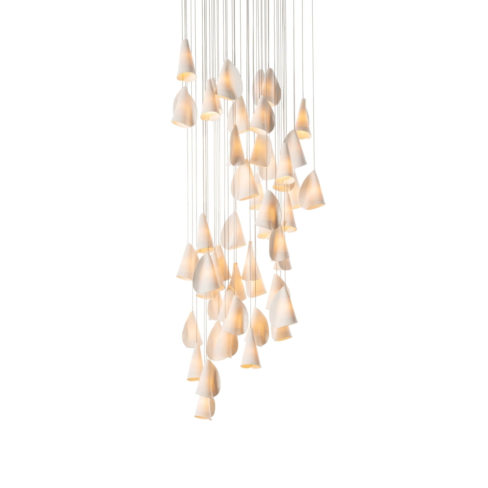 Olshaion Geometric Ceramic Pendant Light-Neutral Decor