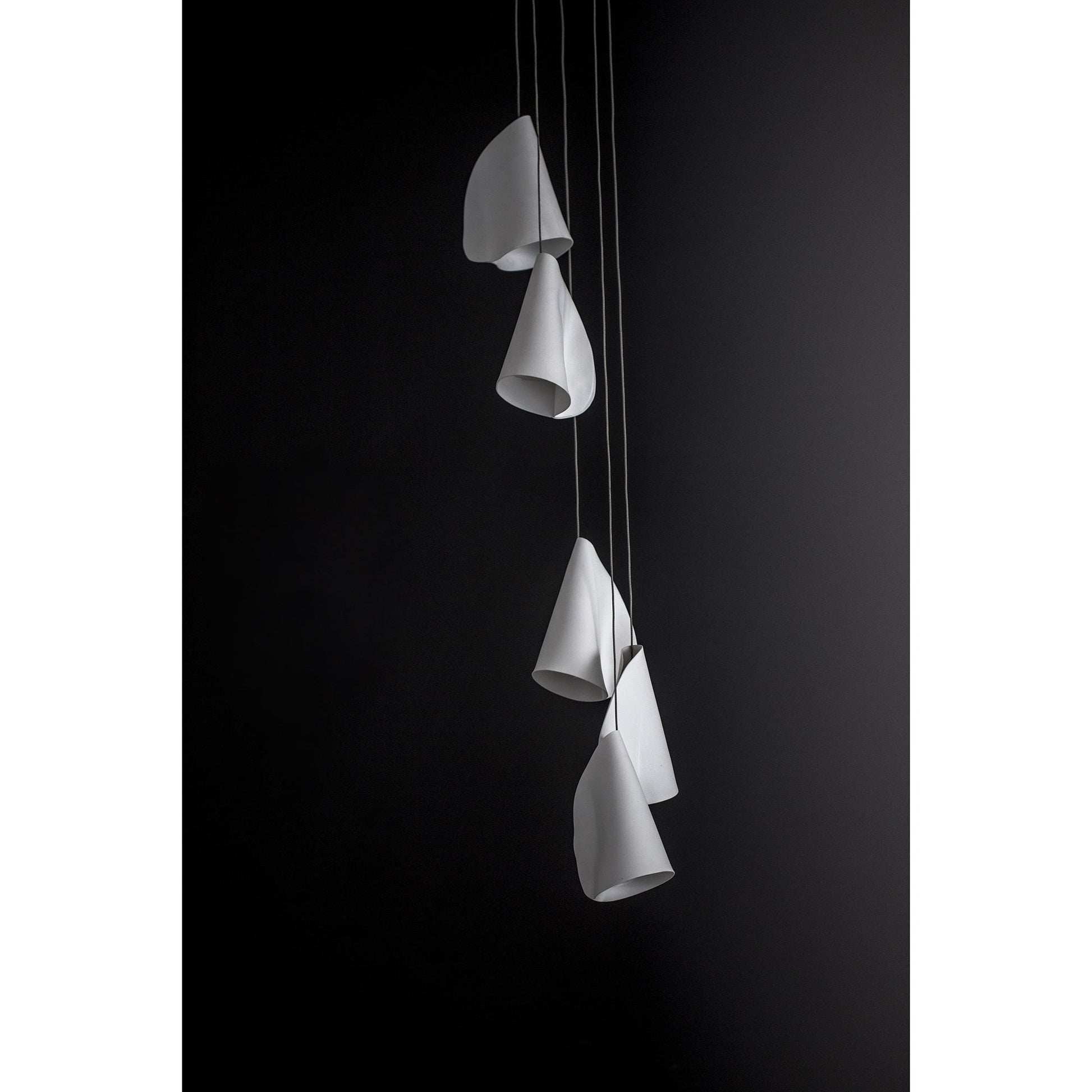 Olshaion Geometric Ceramic Pendant Light-Neutral Decor