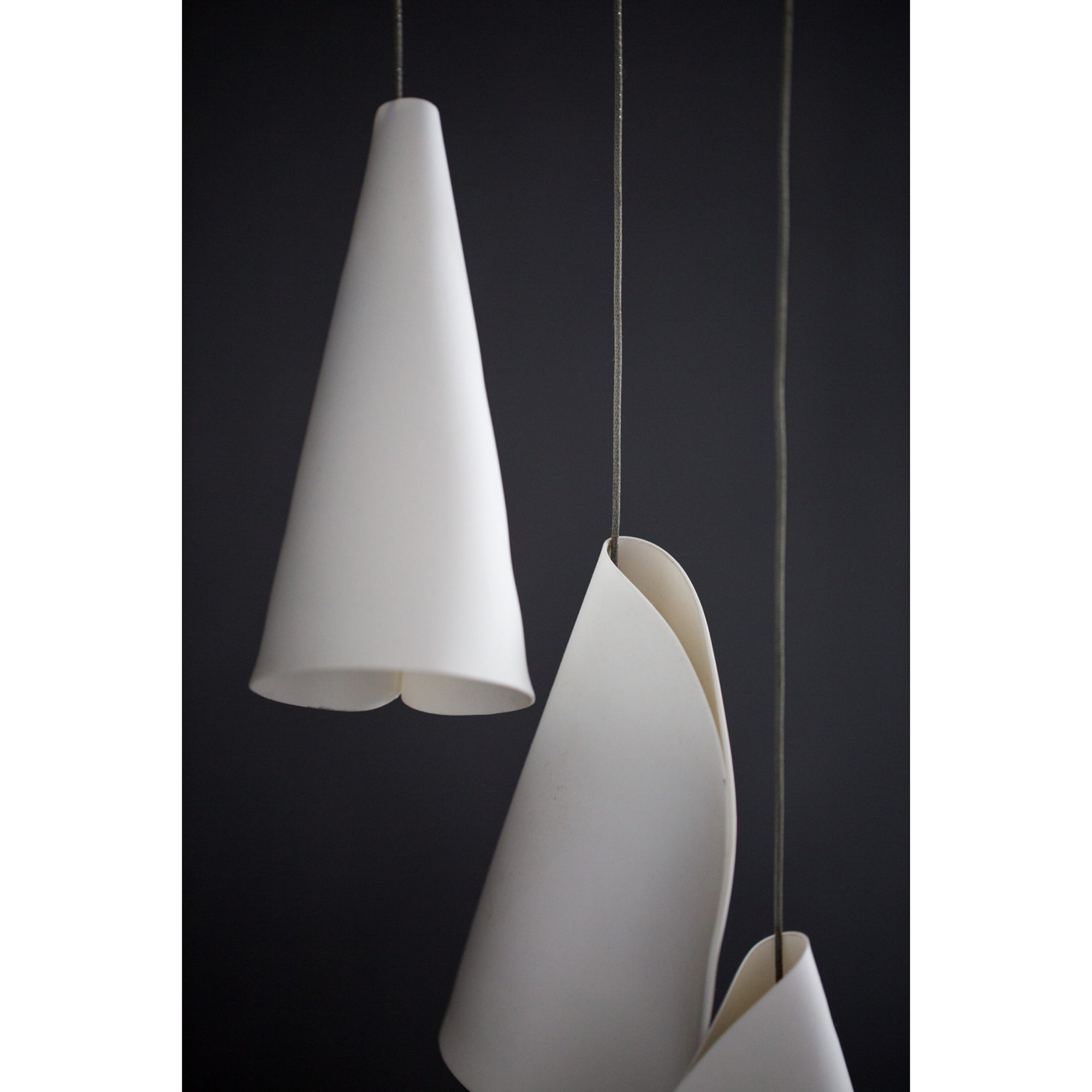 Olshaion Geometric Ceramic Pendant Light-Neutral Decor
