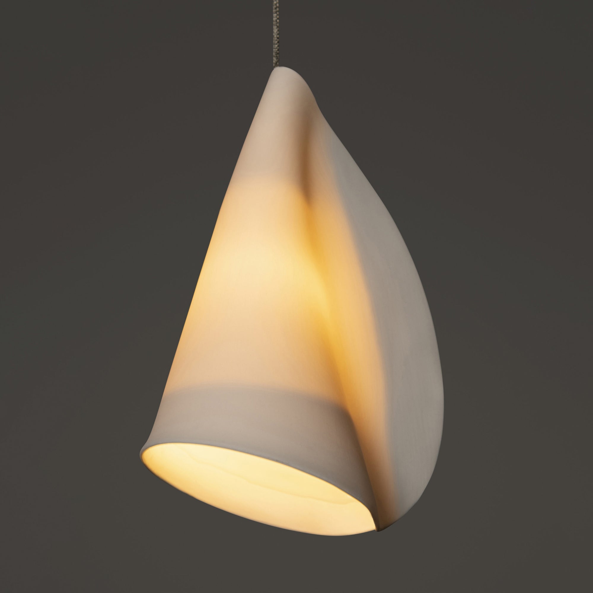 Olshaion Geometric Ceramic Pendant Light-Neutral Decor
