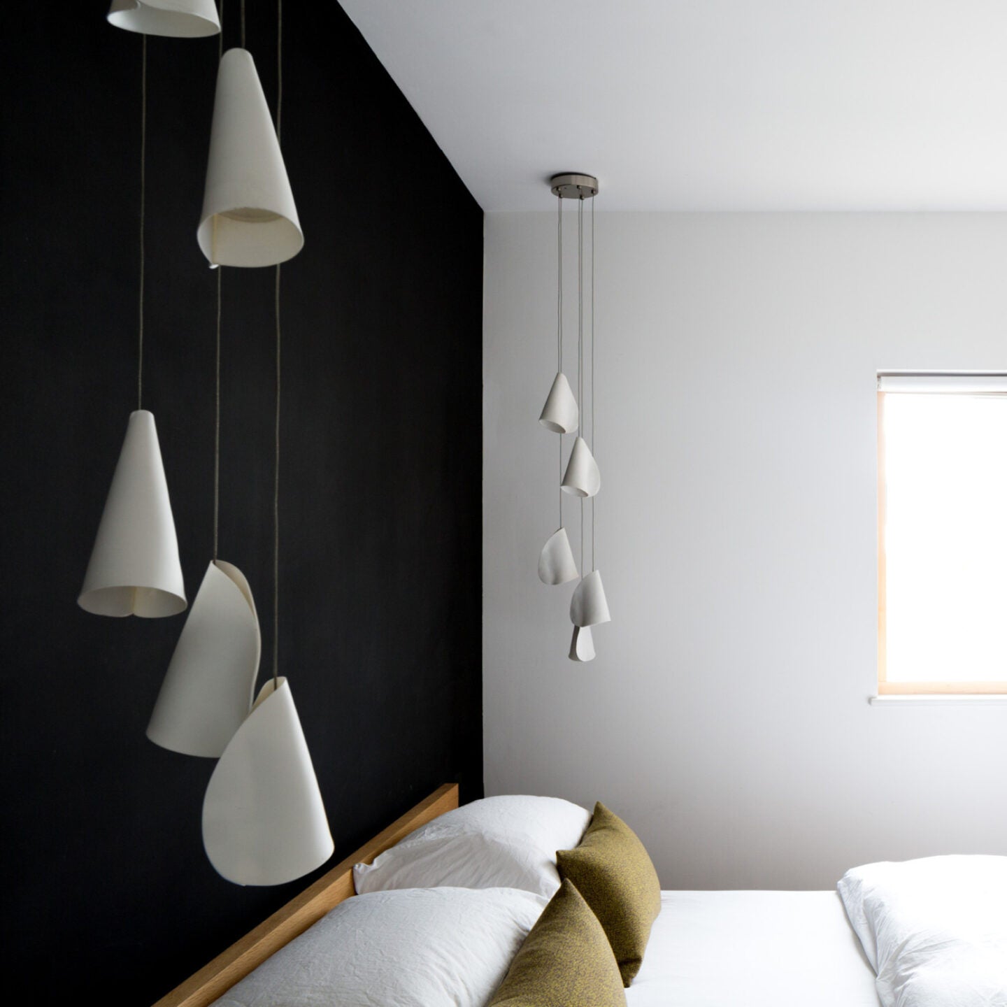 Olshaion Geometric Ceramic Pendant Light-Neutral Decor