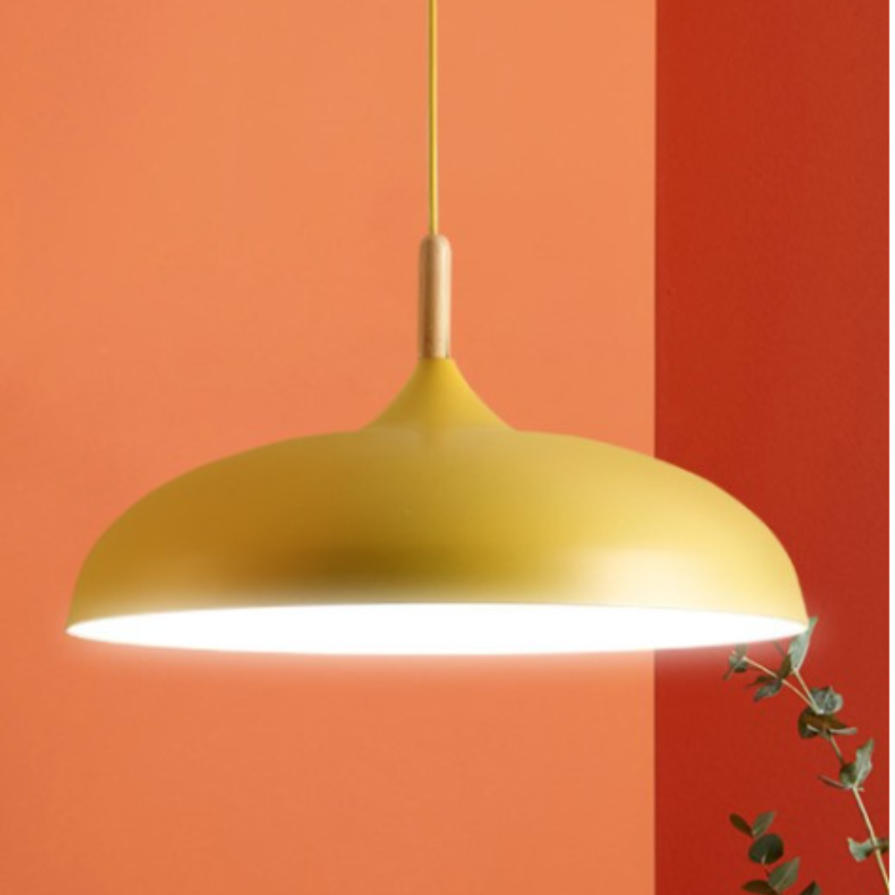 Aria Modern Pendant Light Dome Macaron Dining Room - Neutral Decor