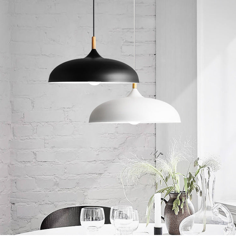 Aria Modern Pendant Light Dome Macaron Dining Room - Neutral Decor