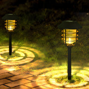 Kody Solar Hat Lampshade Steel Outdoor Pathway Lights