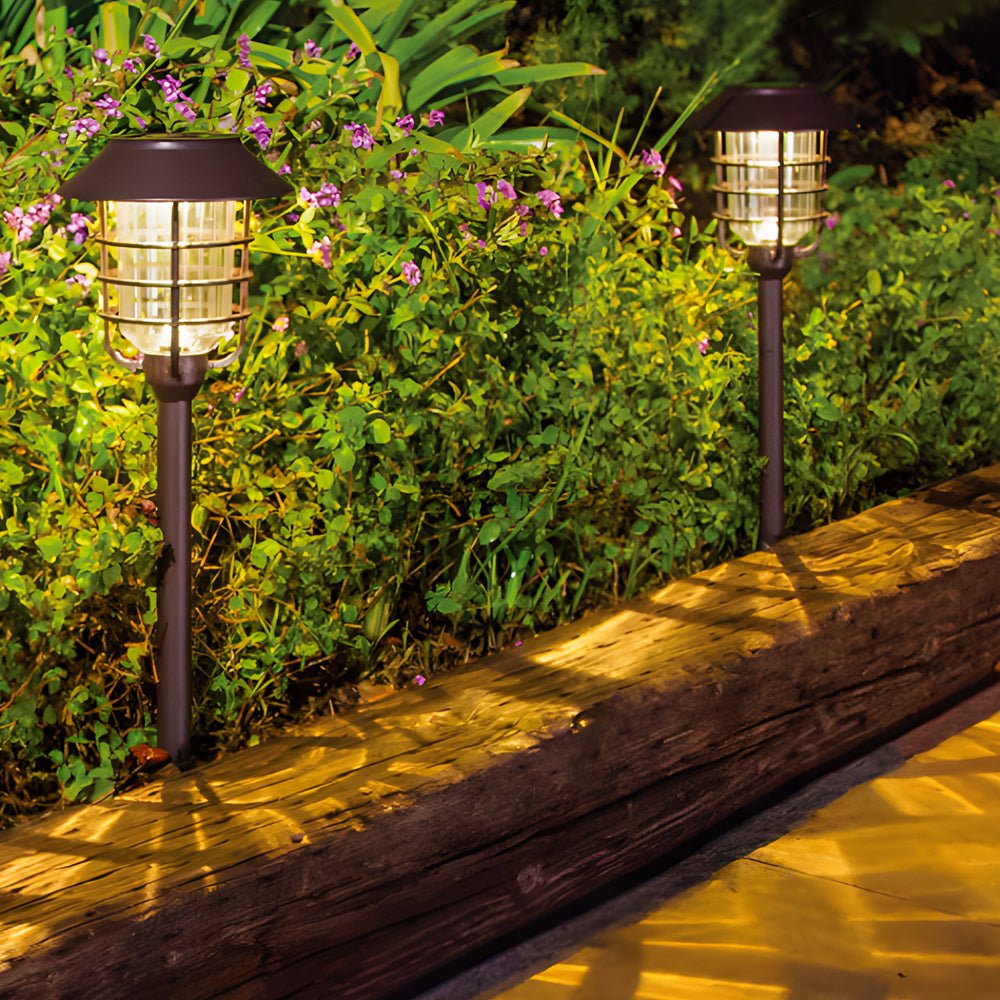 Kody Solar Hat Lampshade Steel Outdoor Pathway Lights
