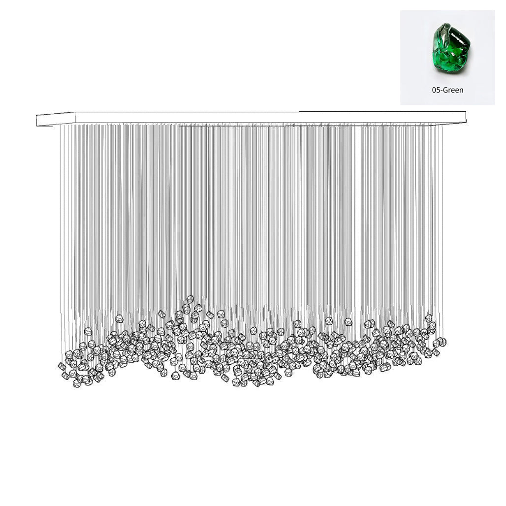 Belora Postmodern Luxury Stone Crystal Chandelier-Neutral Decor