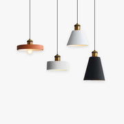 Aria Art Deco Minimalist Monochrome Pendant Light - Neutral Decor