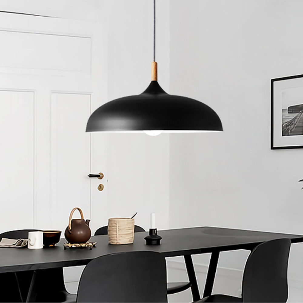 Aria Modern Pendant Light Dome Macaron Dining Room - Neutral Decor