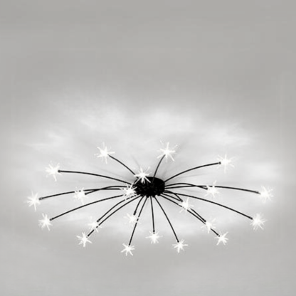 Arisha Art Deco Starry Flush Mount Ceiling Light - Neutral Decor