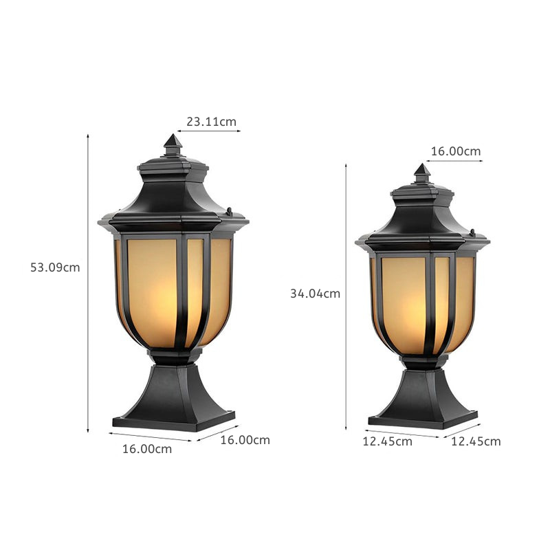 Melssa Retro European Outdoor Pillar Post Lights
