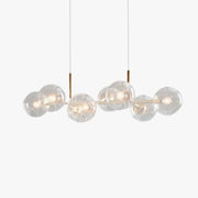 Valentina Modern Glass Globe Bubble Pendant Light Black/Gold - Neutral Decor
